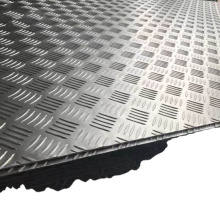 Embossed 5 bar Aluminium plate checkered chequered plate